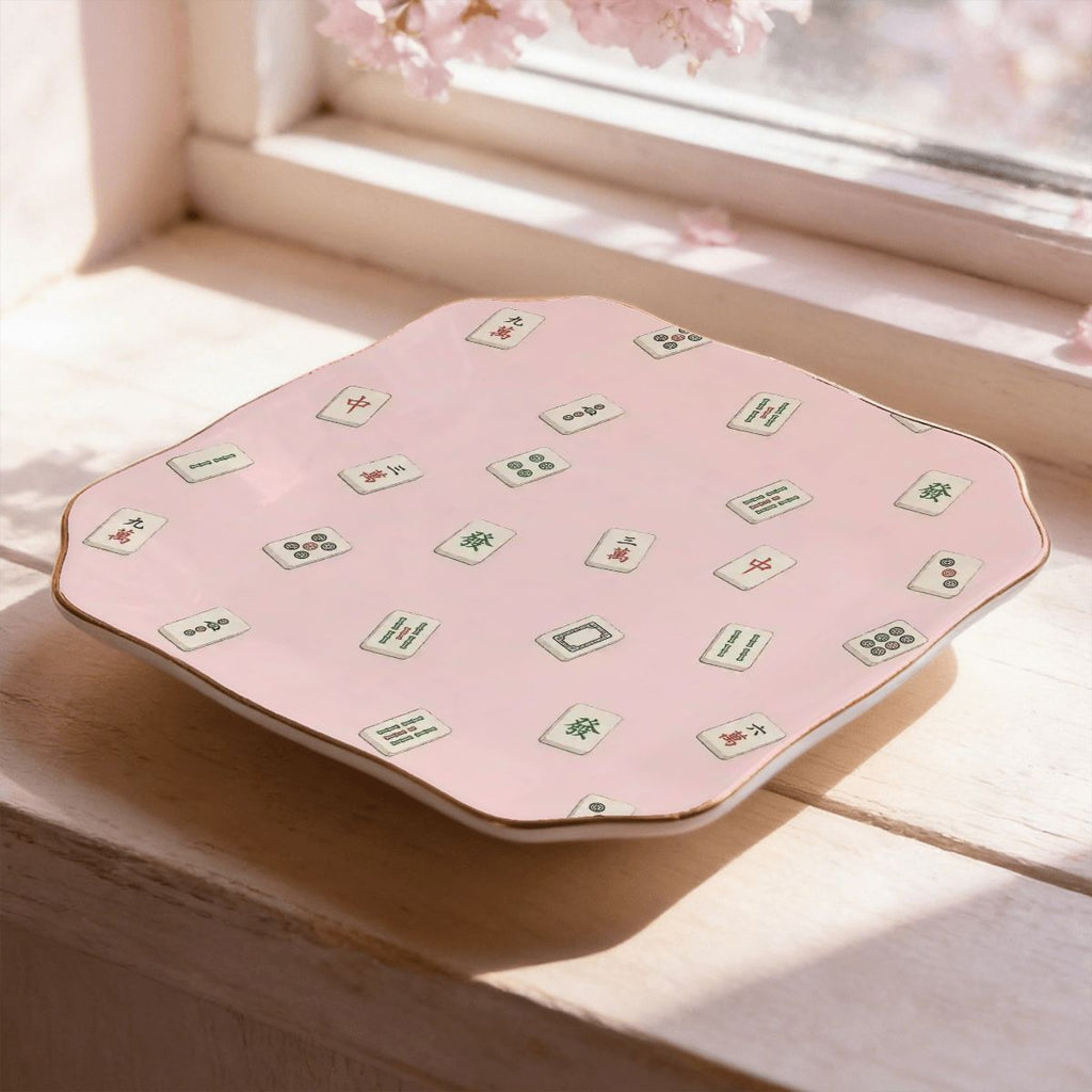 Chinatown Mahjong Dice Tray and Trinket Tray