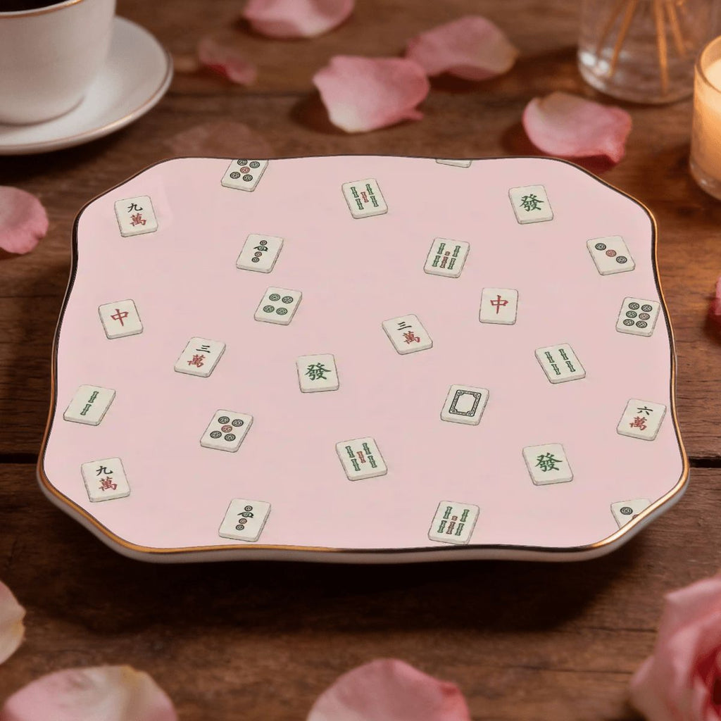 Chinatown Mahjong Dice Tray and Trinket Tray