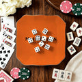 Mahj Queen Orange Mahjong Dice and Trinket Tray