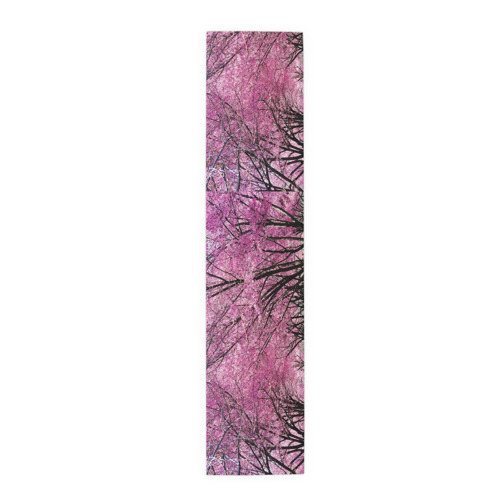 Flushing Meadows Corona Park Cherry Blossoms Table Runner — Queens Flowers Dining Table Decor