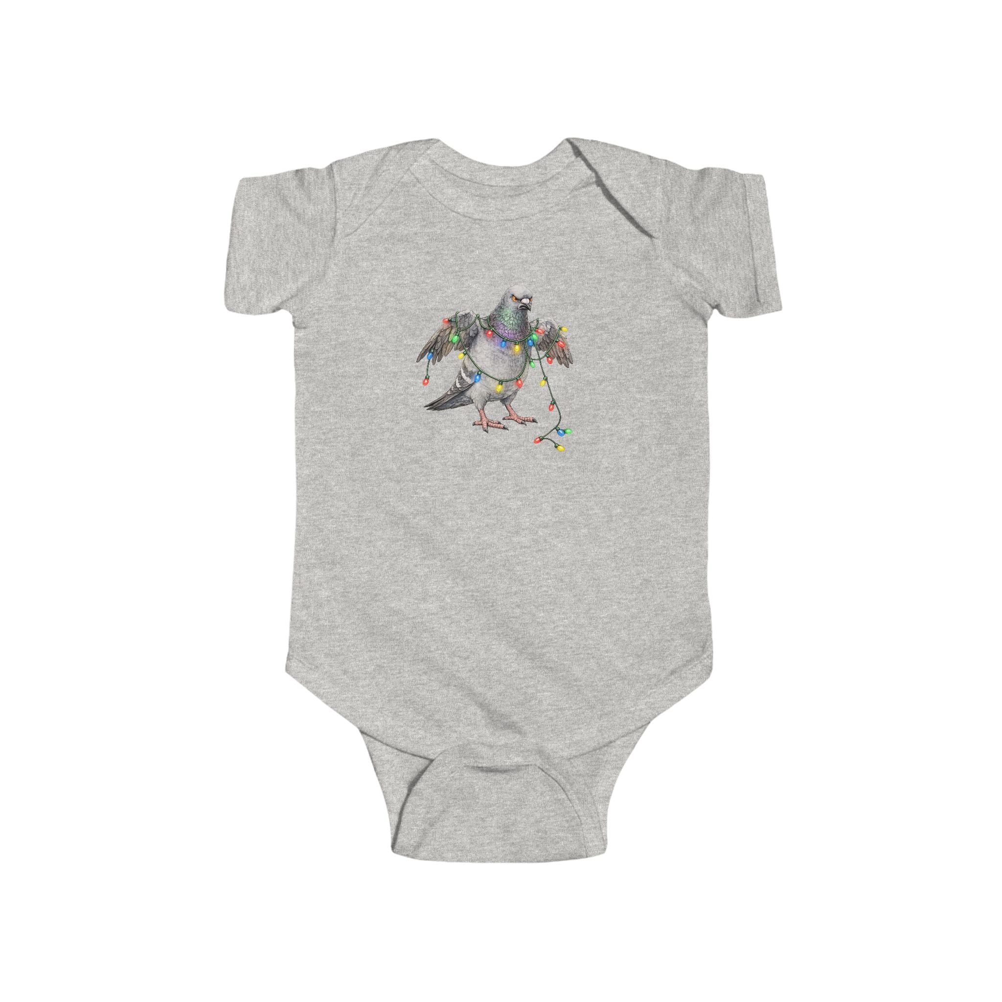 Customizable Dyker Heights NYC Pigeon Baby Onesie | New Yorker Reveal Infant Bodysuit