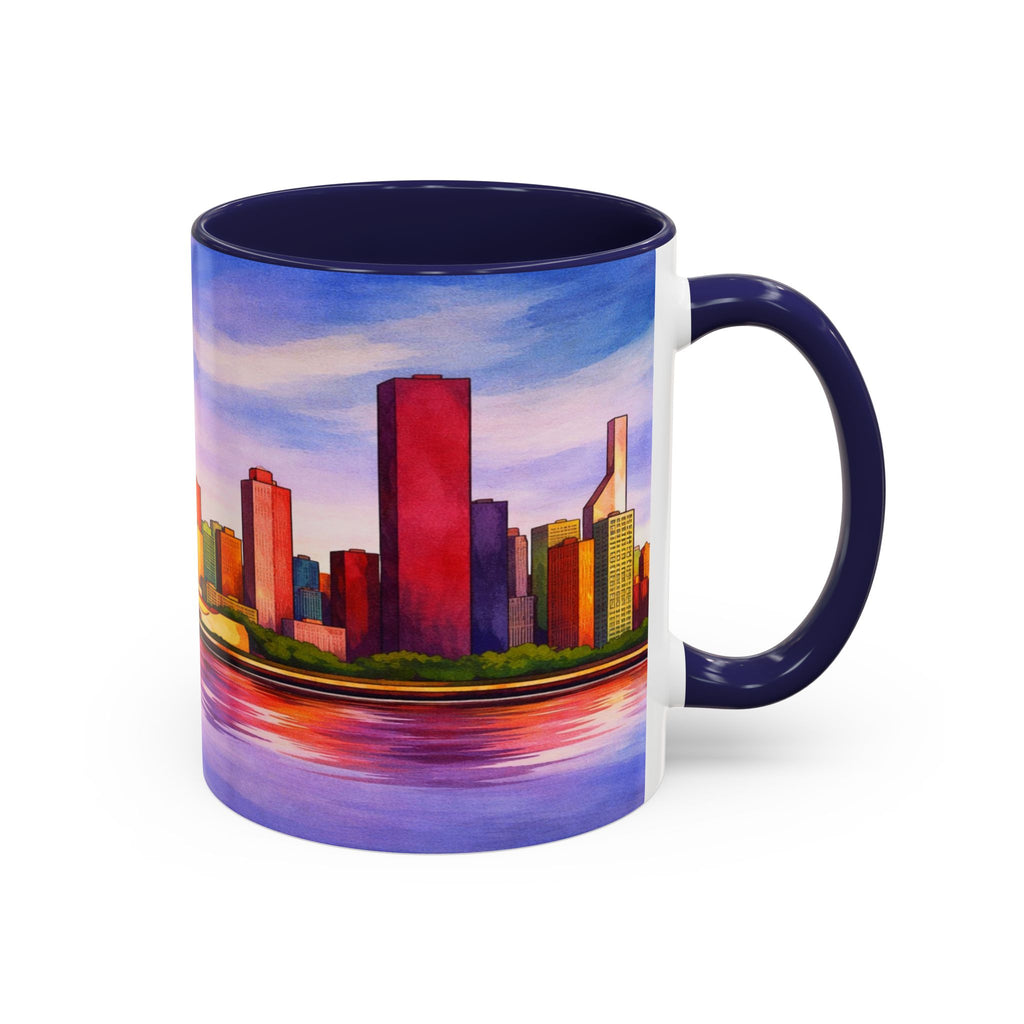 Colorful Midtown Manhattan Skyline NYC Accent Coffee Mug