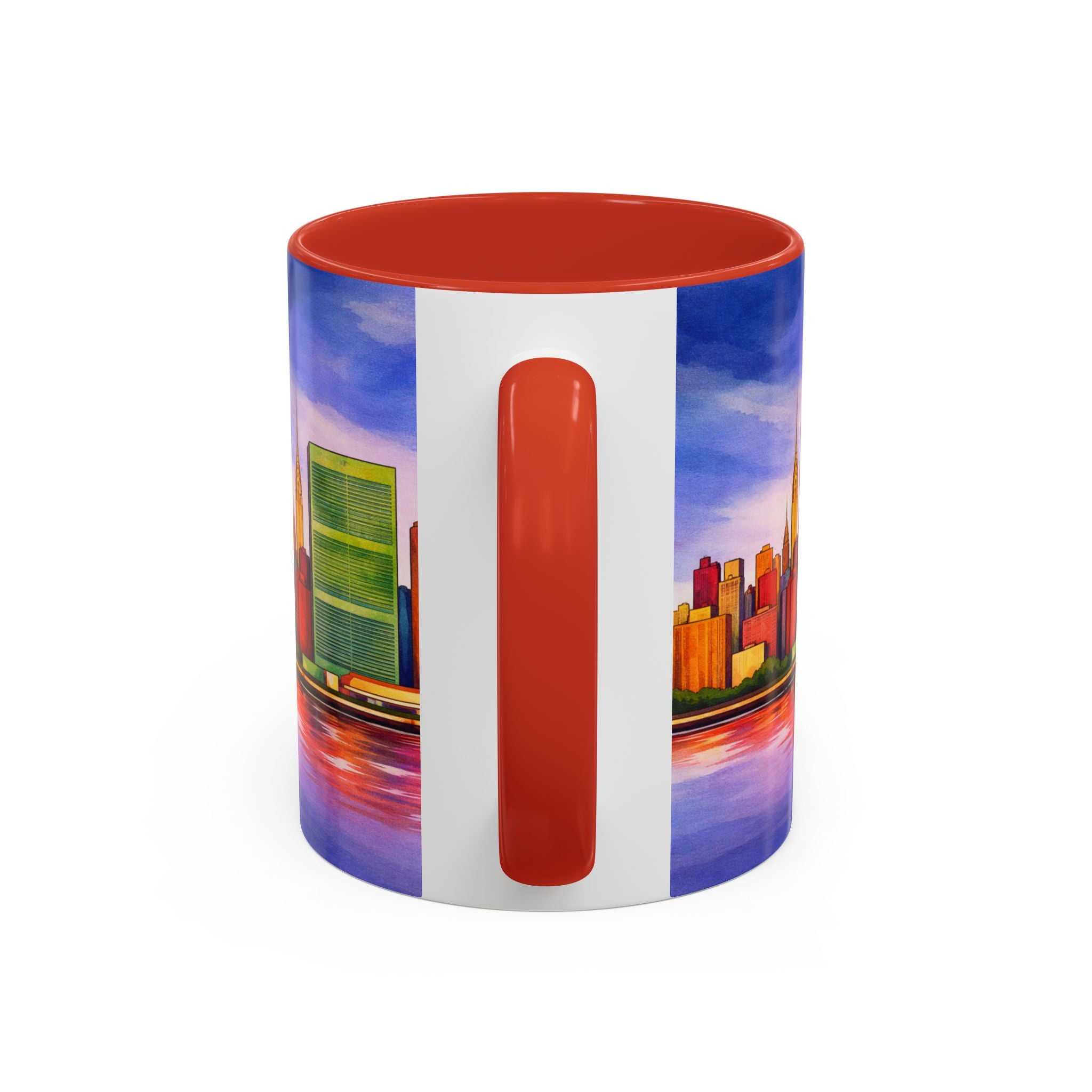 Colorful Midtown Manhattan Skyline NYC Accent Coffee Mug