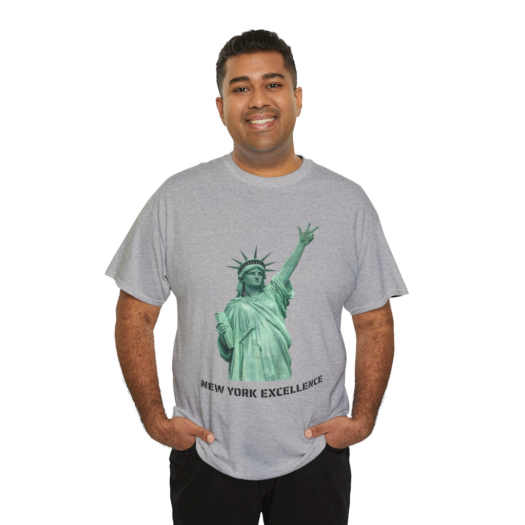 New York Excellence Three Points T-Shirt | Statue of Liberty Jalen Brunson NYC Basketball Tee