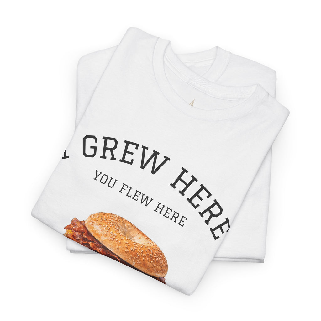 Bacon Egg and Cheese T-Shirt | I Grew Here You Flew Here New York City Bodega Food Tee
