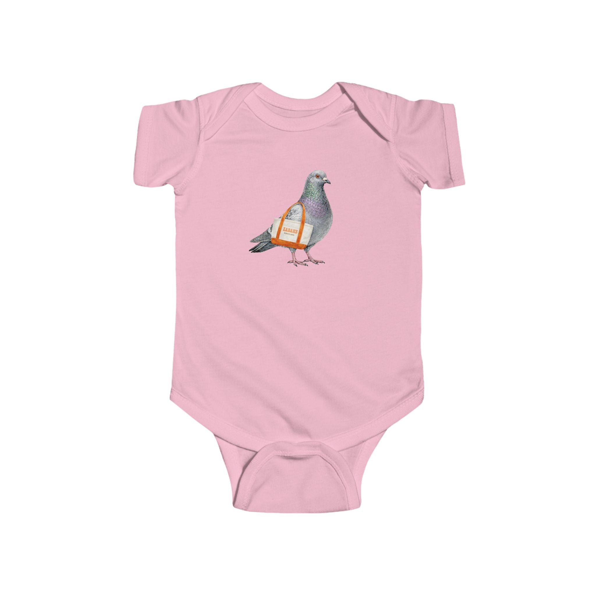 Customizable Upper West Side NYC Pigeon Baby Onesie | New Yorker Reveal Infant Bodysuit
