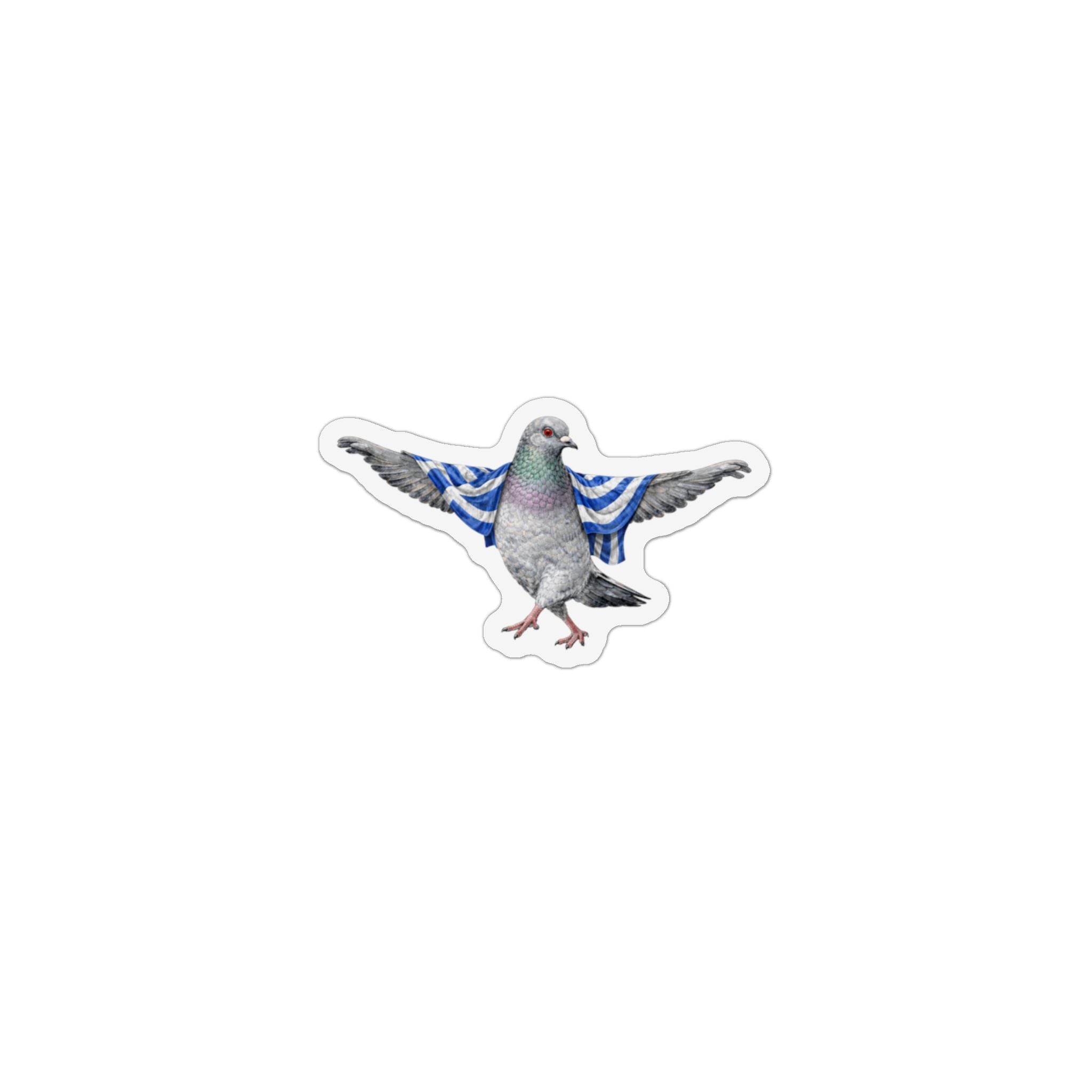 Astoria NYC Pigeon Magnet | Greek Opa Dancer Bird Lover Magnet