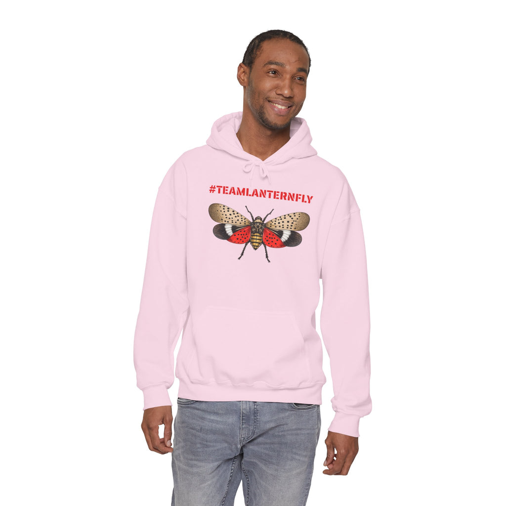 NYC Spotted Lanternfly Hoodie — Team Lanternfly Hooded Pullover Sweatshirt