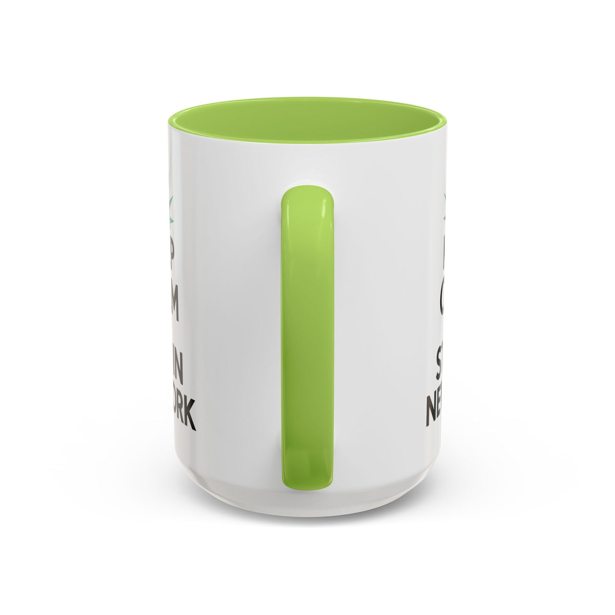 Keep Calm and Stay in New York Accent Coffee Mug 11oz + 15oz