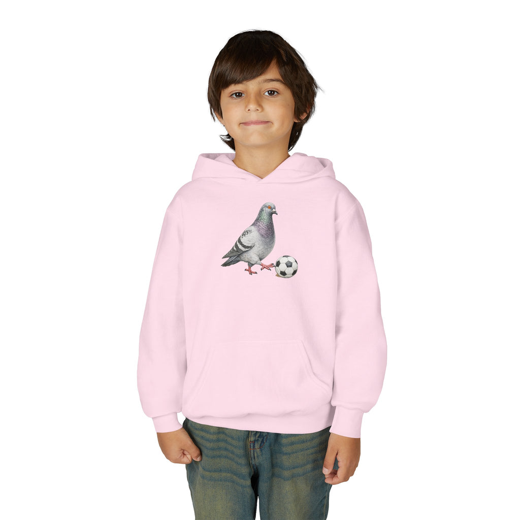 Sudadera con capucha personalizable de paloma de Corona NYC para niños | Sudadera con capucha para niños amantes de las aves y jugadores de fútbol de Nueva York