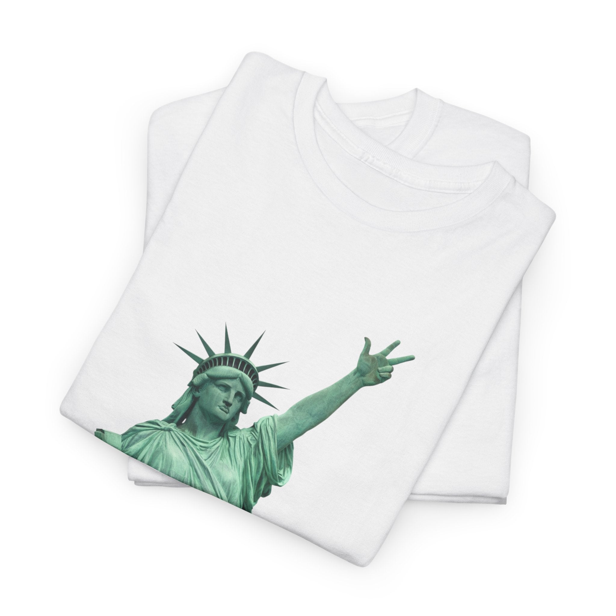 New Yorkers Love To Travel Statue of Liberty Three Points T-Shirt | NYC Jalen Brunson Basketball 3 Point Shot Tee