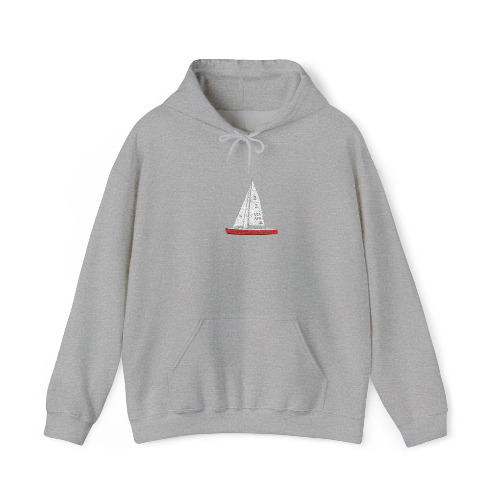 Sudadera con capucha unisex bordada de Central Park Model Sailboat NYC  Sudadera con capucha bordada de velero de Nueva York