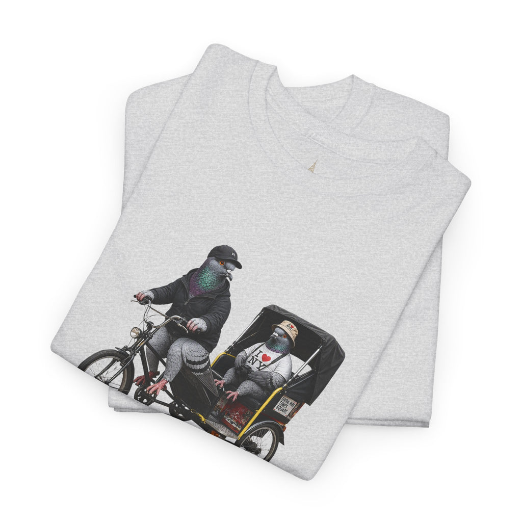 Customizable Times Square NYC Pigeon T-Shirt | Baseball Fan Tee