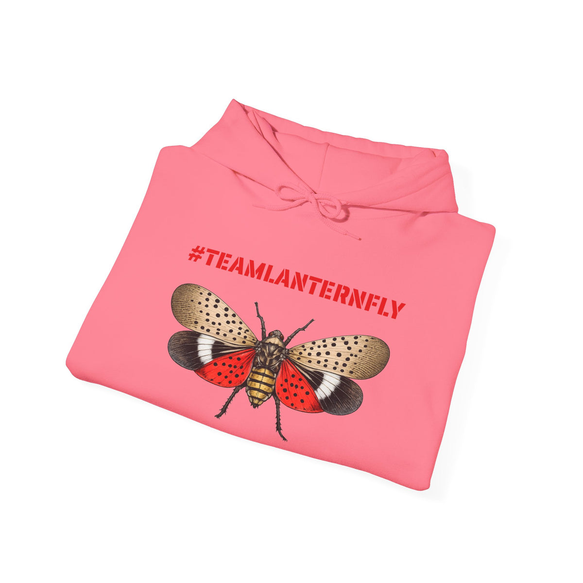 NYC Spotted Lanternfly Hoodie — Team Lanternfly Hooded Pullover Sweatshirt