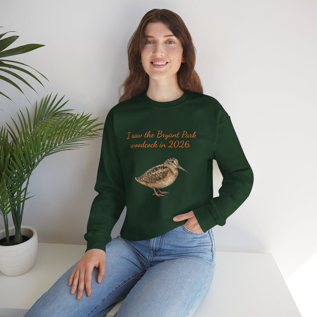 Bryant Park American Woodcock Sweatshirt | NYC Bird Lover Sweater