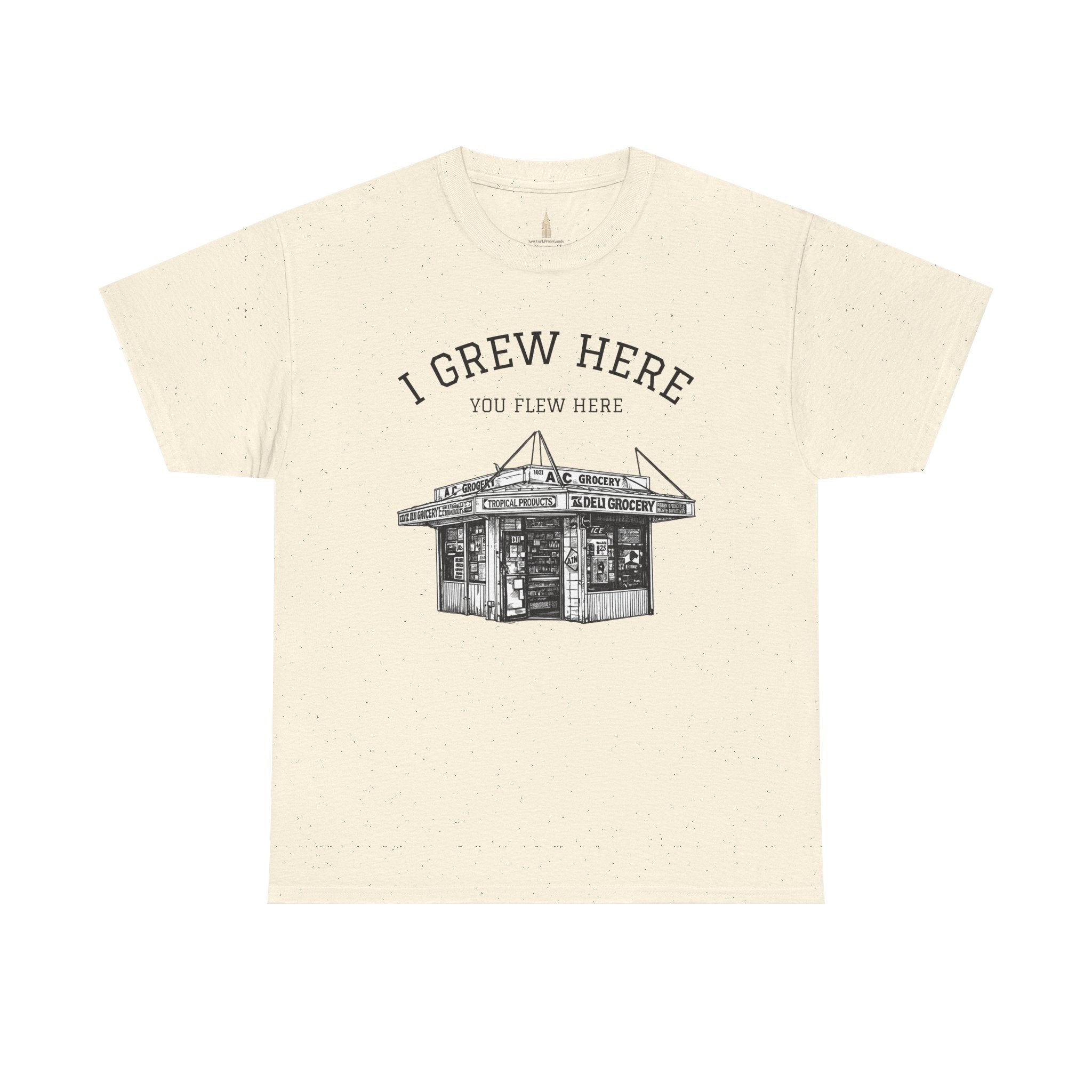 Bodega T-Shirt | New York I Grew Here You Flew Here Tee