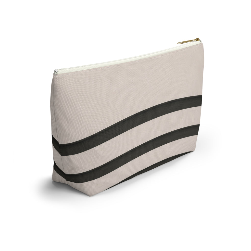 Guggenheim Museum Makeup Bag — T‑Bottom Accessory Pouch