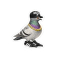 Brooklyn NYC Pigeon 3" x 3" Sticker