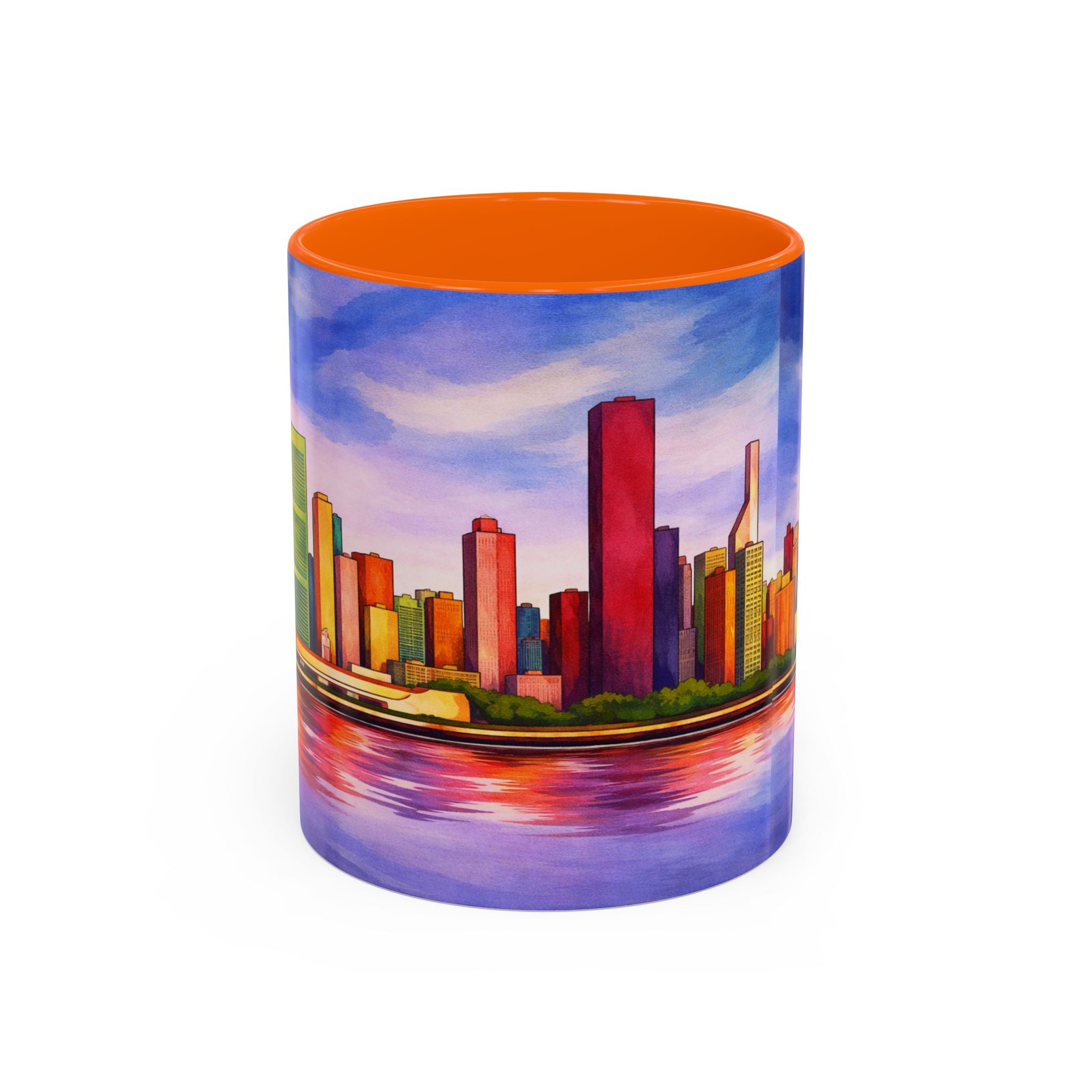 Colorful Midtown Manhattan Skyline NYC Accent Coffee Mug