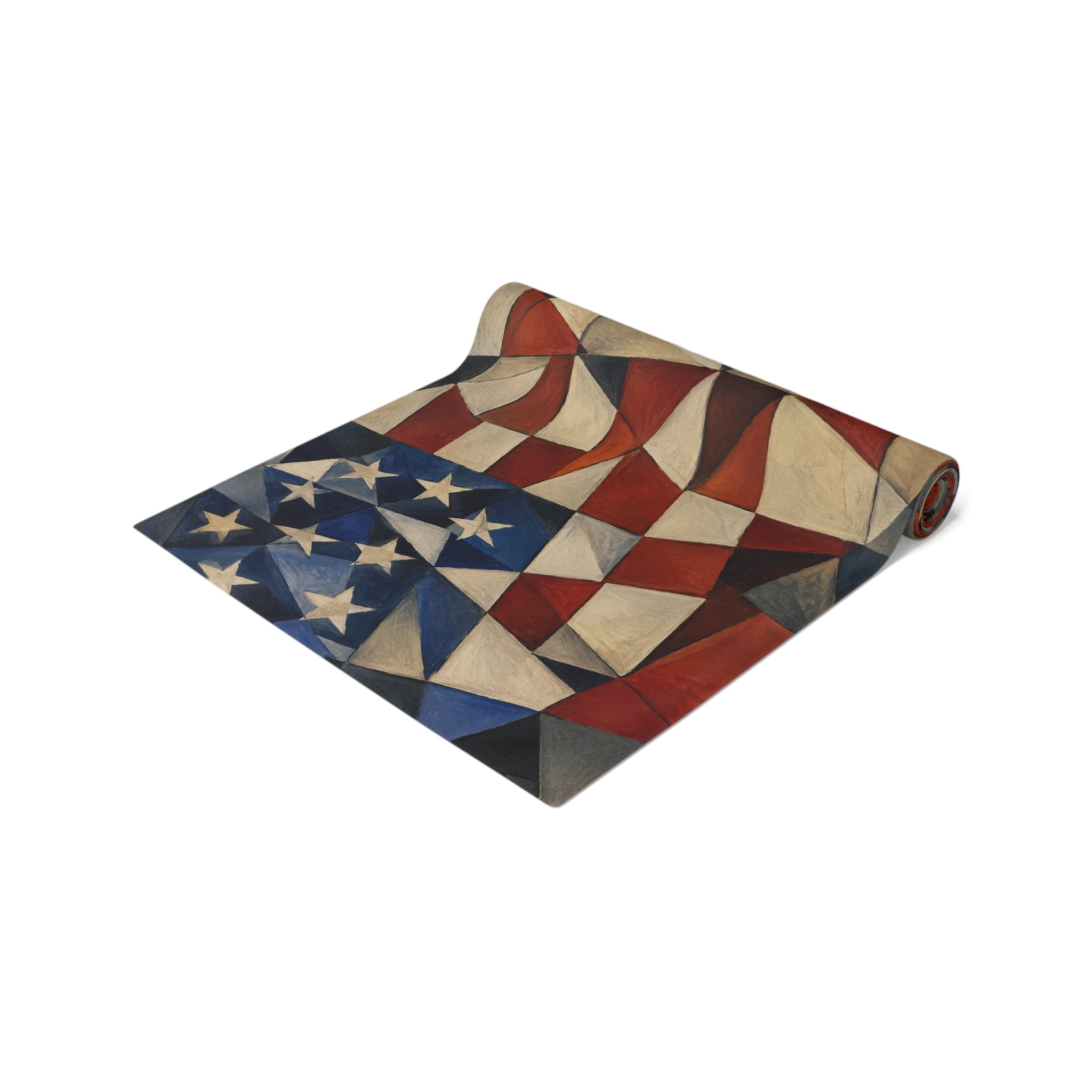4th of July Table Runner — America 250 Red, White and Blue Table Runner
