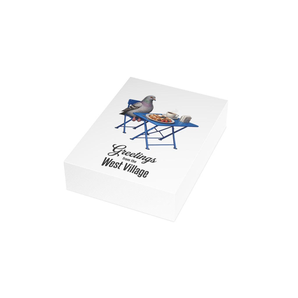 West Village NYC Pigeon Postcard Bundle (envelopes included)