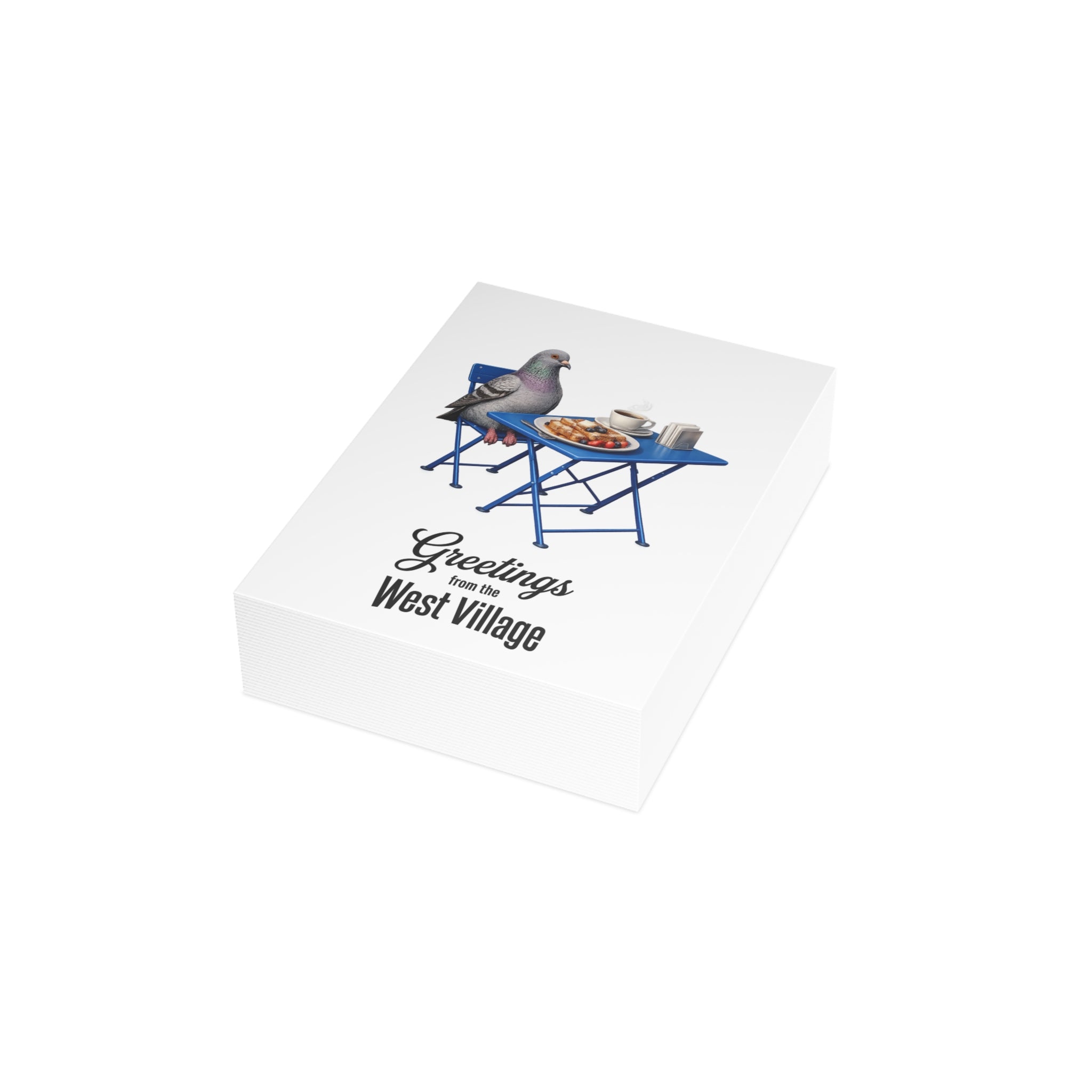 West Village NYC Pigeon Postcard Bundle (envelopes included)