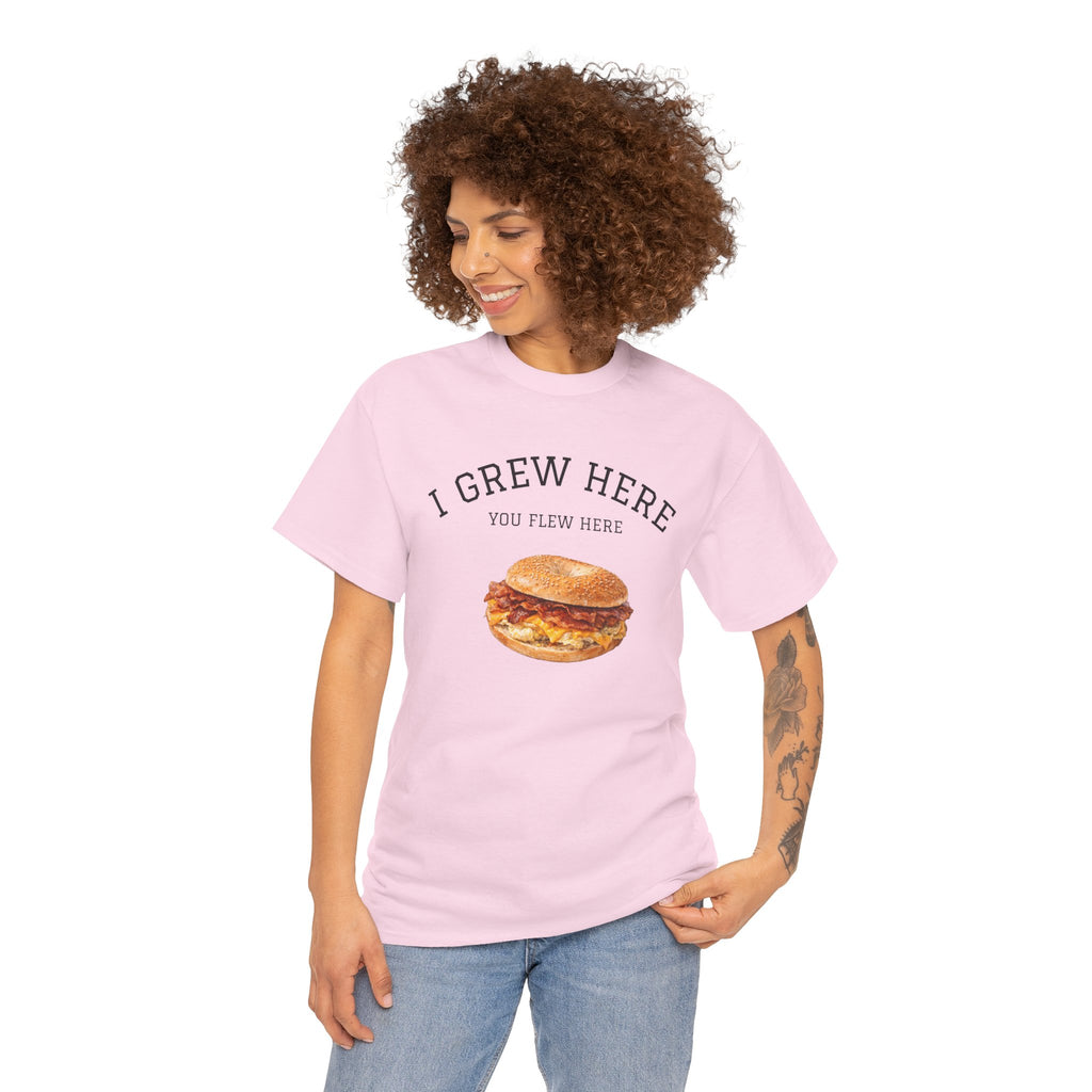 Bacon Egg and Cheese T-Shirt | I Grew Here You Flew Here New York City Bodega Food Tee