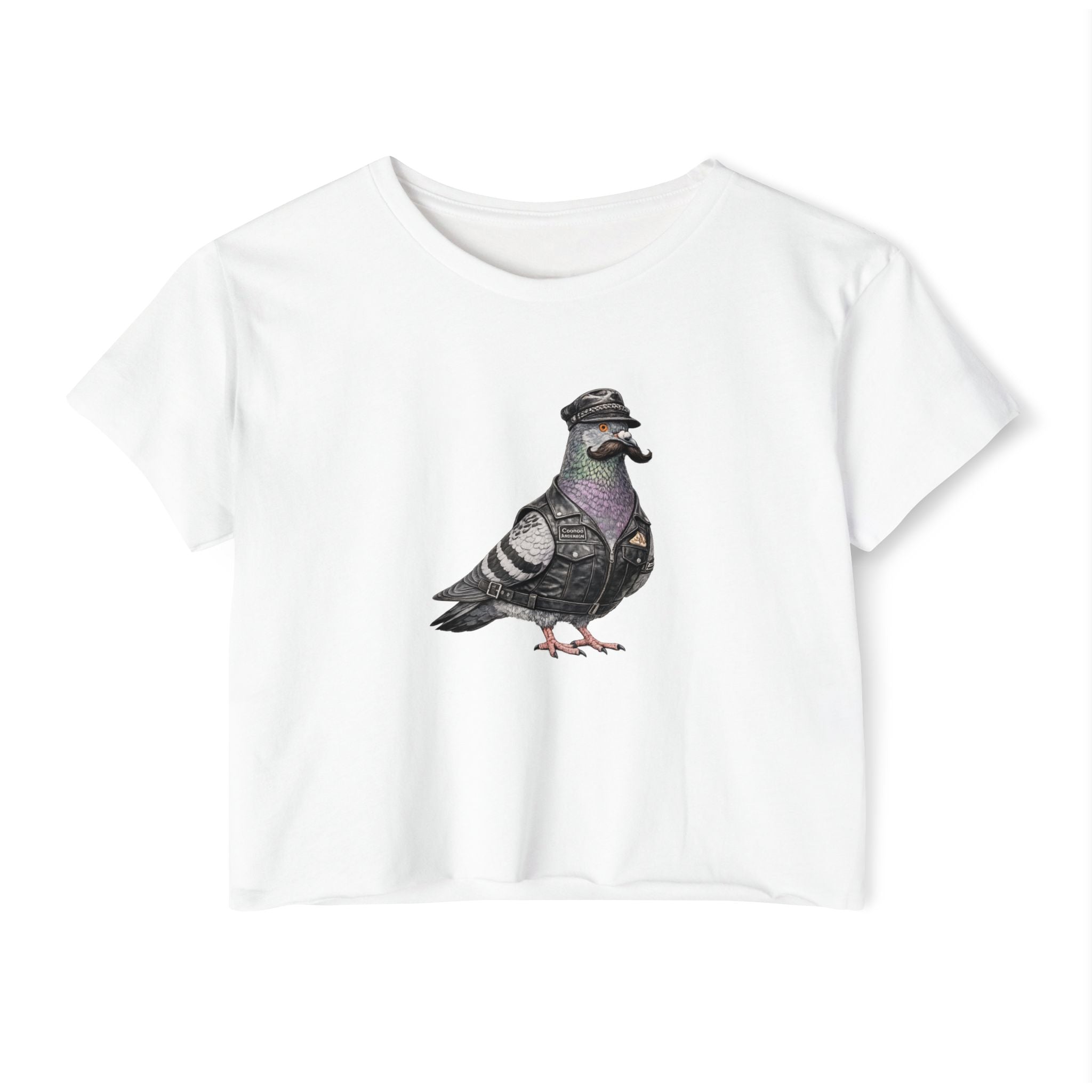 Customizable Chelsea NYC Pigeon Crop Top