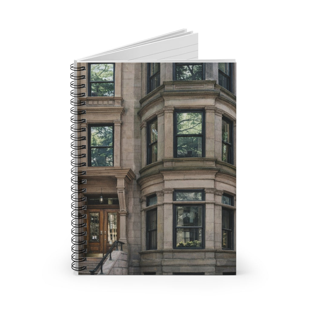 New York Brownstone Spiral Journal NYC Notebook