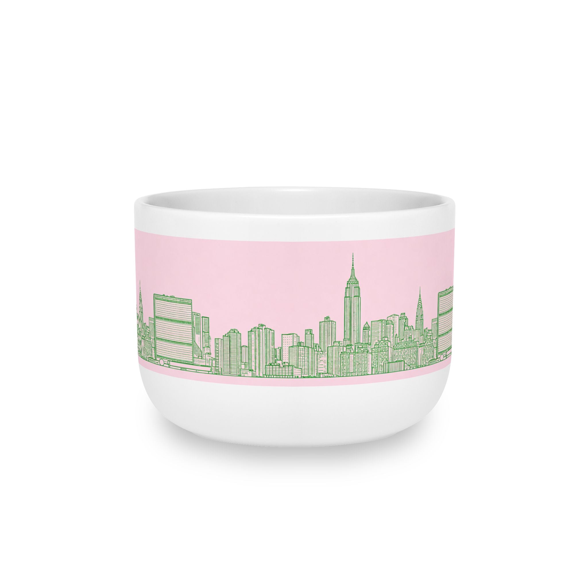 Manhattan Skyline Clam Chowder Bowl   25oz Ceramic Soup Bowl 2
