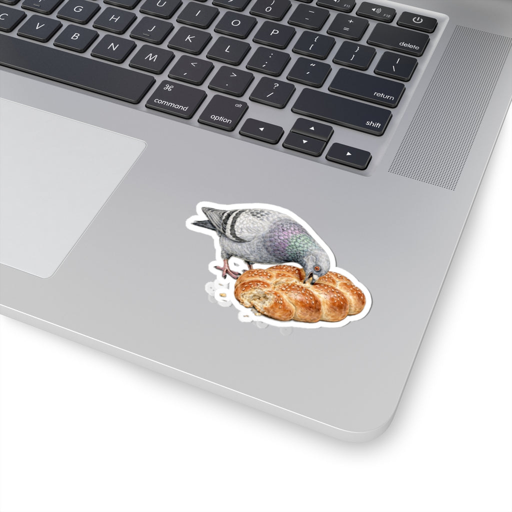 Borough Park NYC Pigeon 3" x 3" Sticker