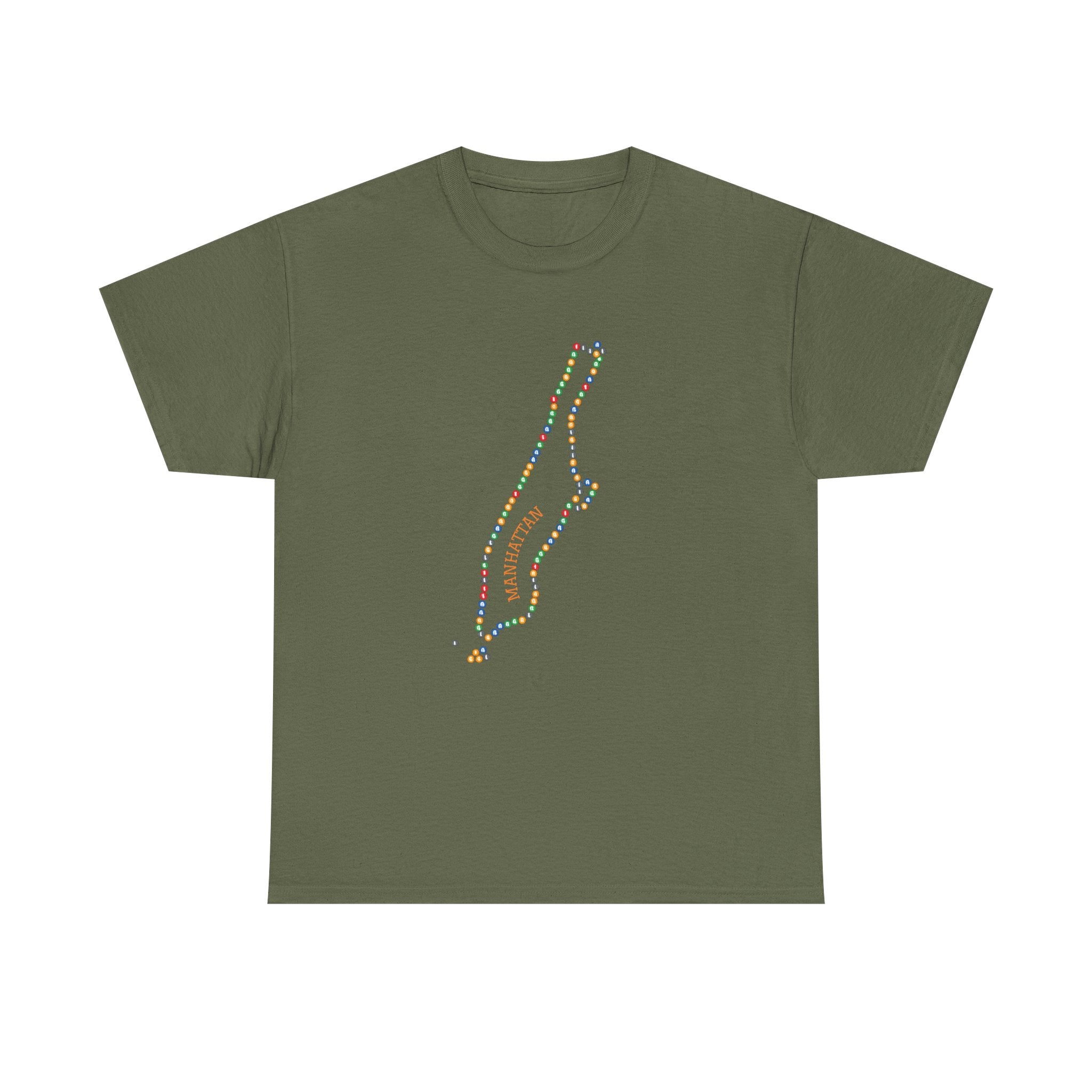 Manhattan Map T-Shirt | Subway Signs Tee