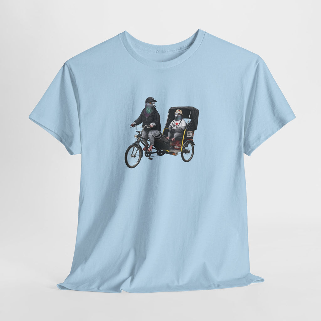 Customizable Times Square NYC Pigeon T-Shirt | Baseball Fan Tee