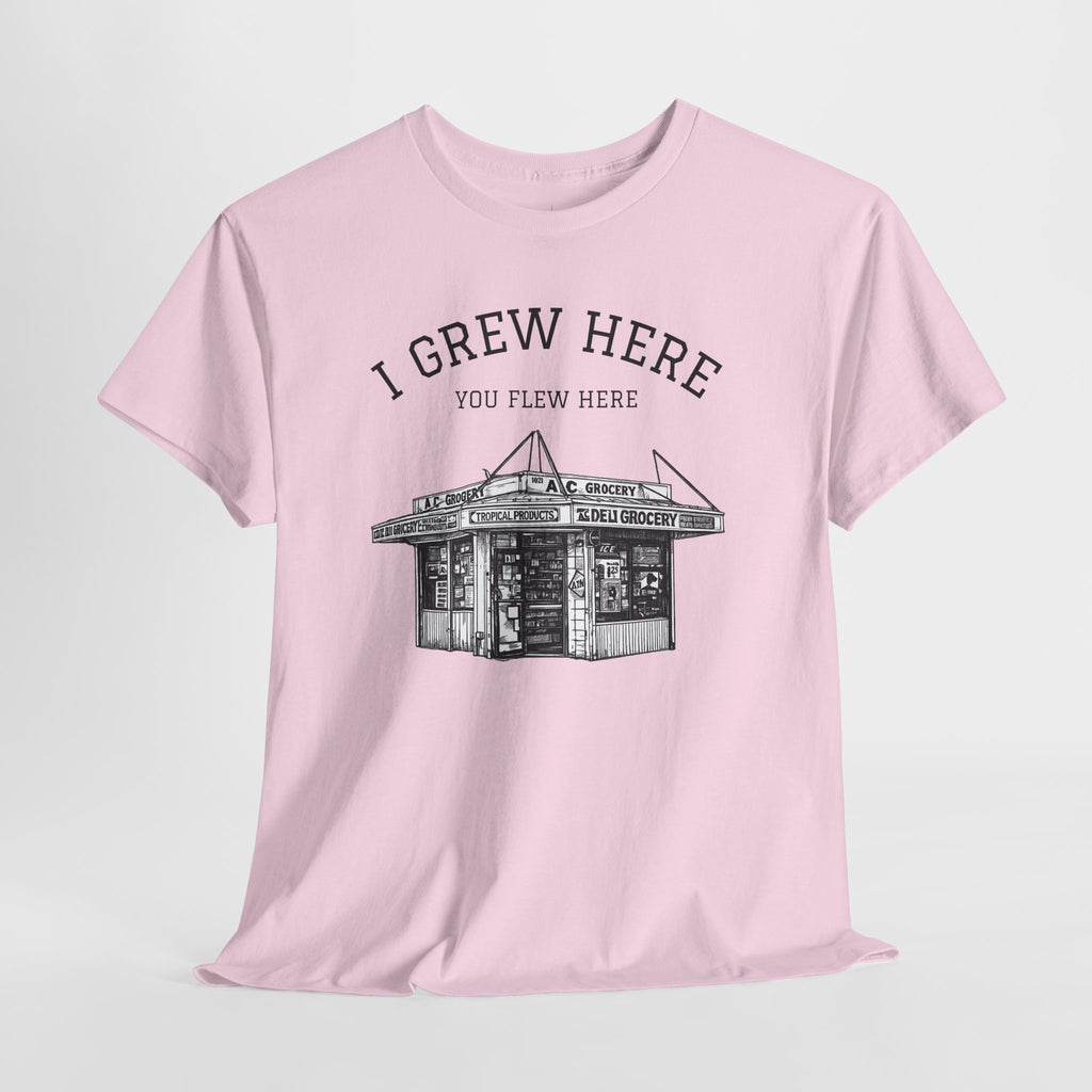 Bodega T-Shirt | New York I Grew Here You Flew Here Tee