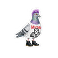 East Village NYC Pigeon 3" x 3" Sticker