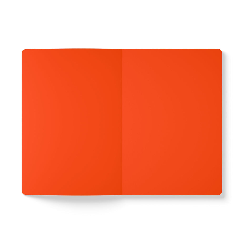 Journal Softcover — Orange Garbage Truck Notebook