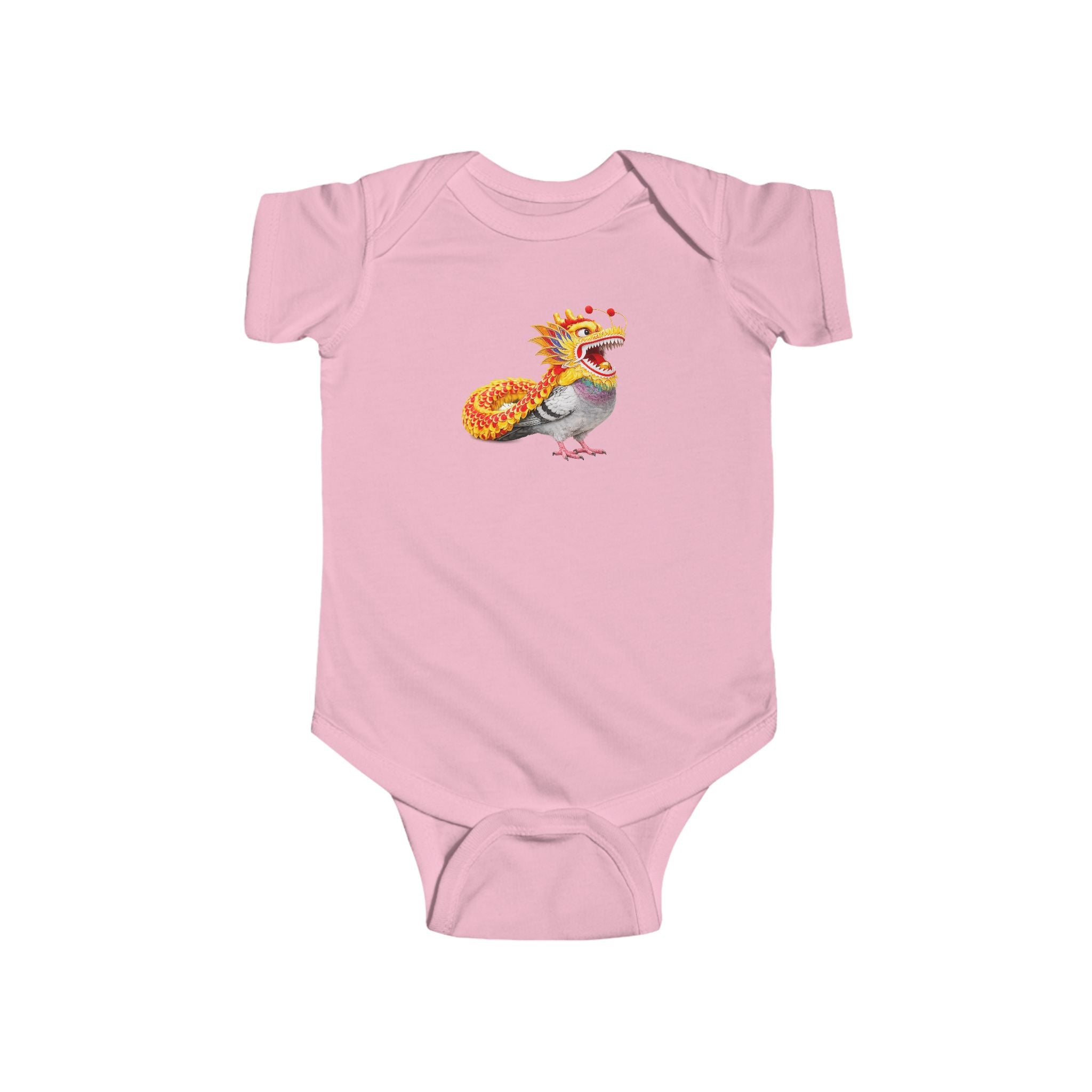 Customizable Chinatown NYC Pigeon Baby Onesie | New Yorker Reveal Infant Bodysuit