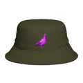 NYC Purple Pigeon Bucket Hat | Bird Lovers Hat