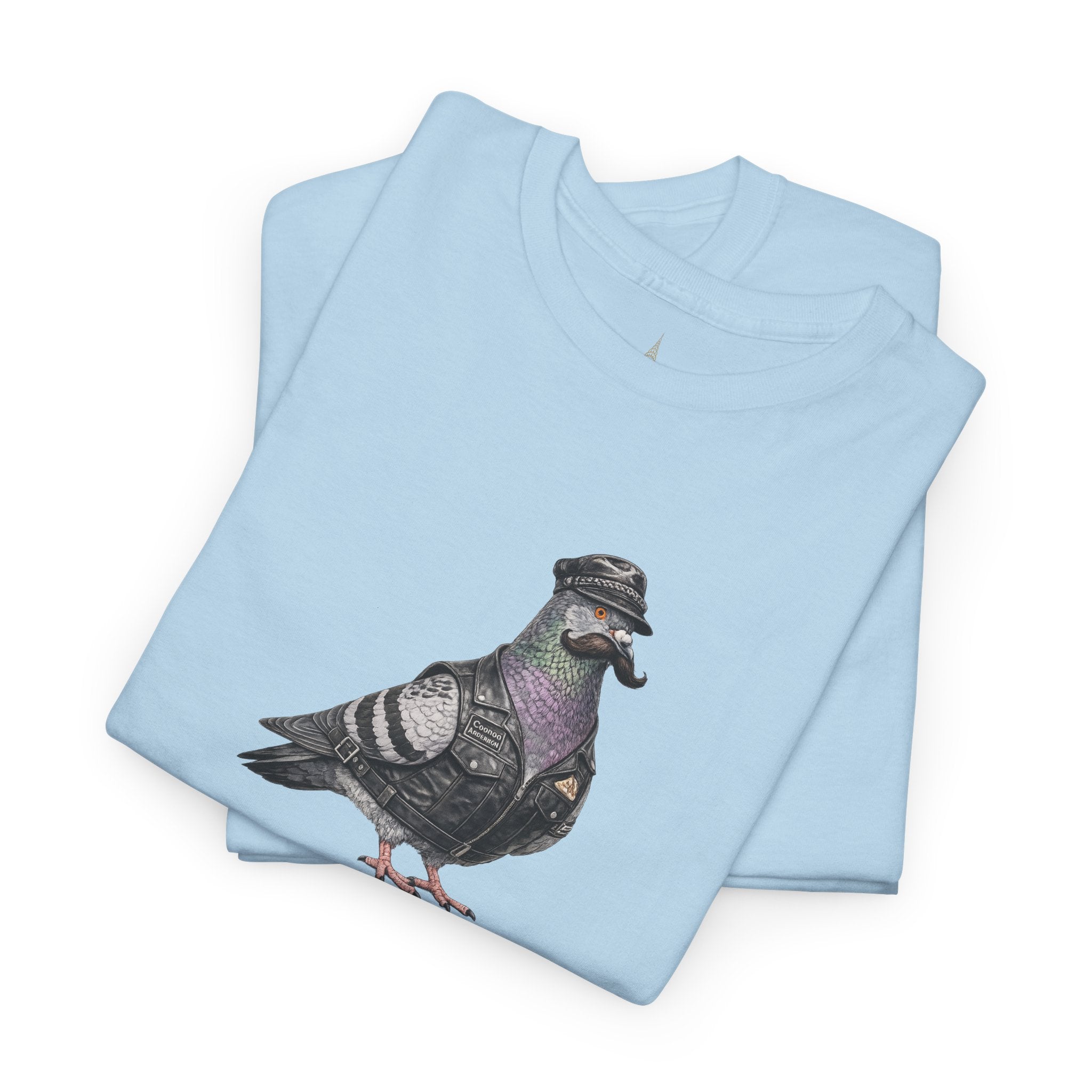 Customizable Chelsea NYC Pigeon T-Shirt | Motorcycle Rider Tee