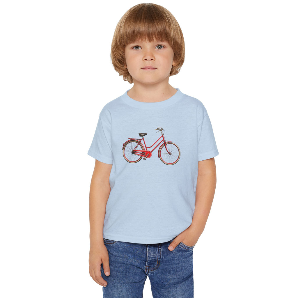 Red Bicycle NYC Kids Toddler T-Shirt — Bike Graphic Childrens Tee