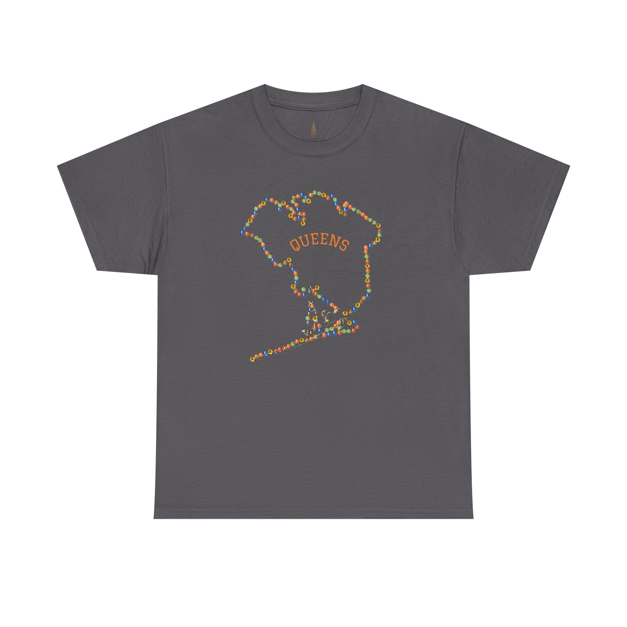 Camiseta Mapa de Queens | Camiseta con Señales de Metro