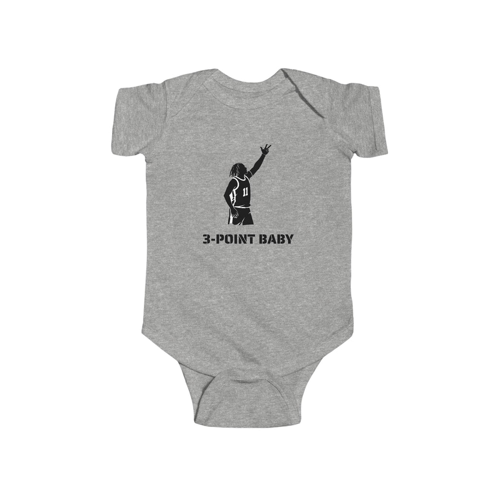 Jalen Brunson 3-Point Baby NYC baby bodysuit | New York Basketball Infant Onesie 2