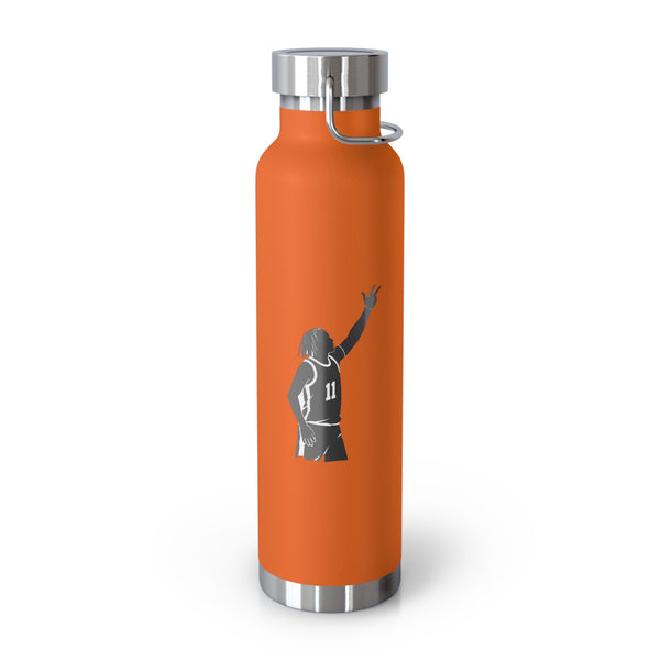 Customizable Jalen Brunson NYC 22oz Water Bottle | New York Basketball Fan Copper Vacuum Insulated