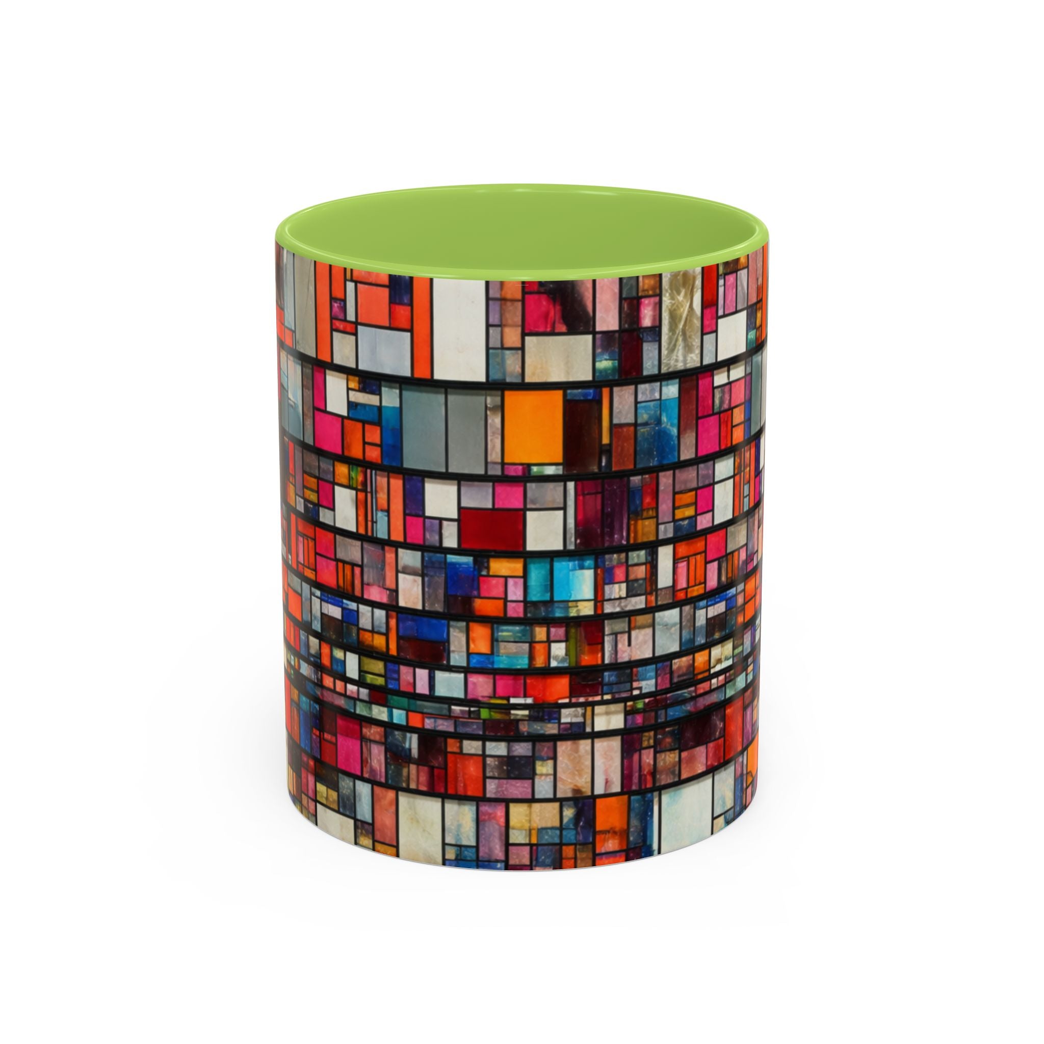 DUMBO Brooklyn Mosaic Water Tower Accent Coffee Mug 11oz