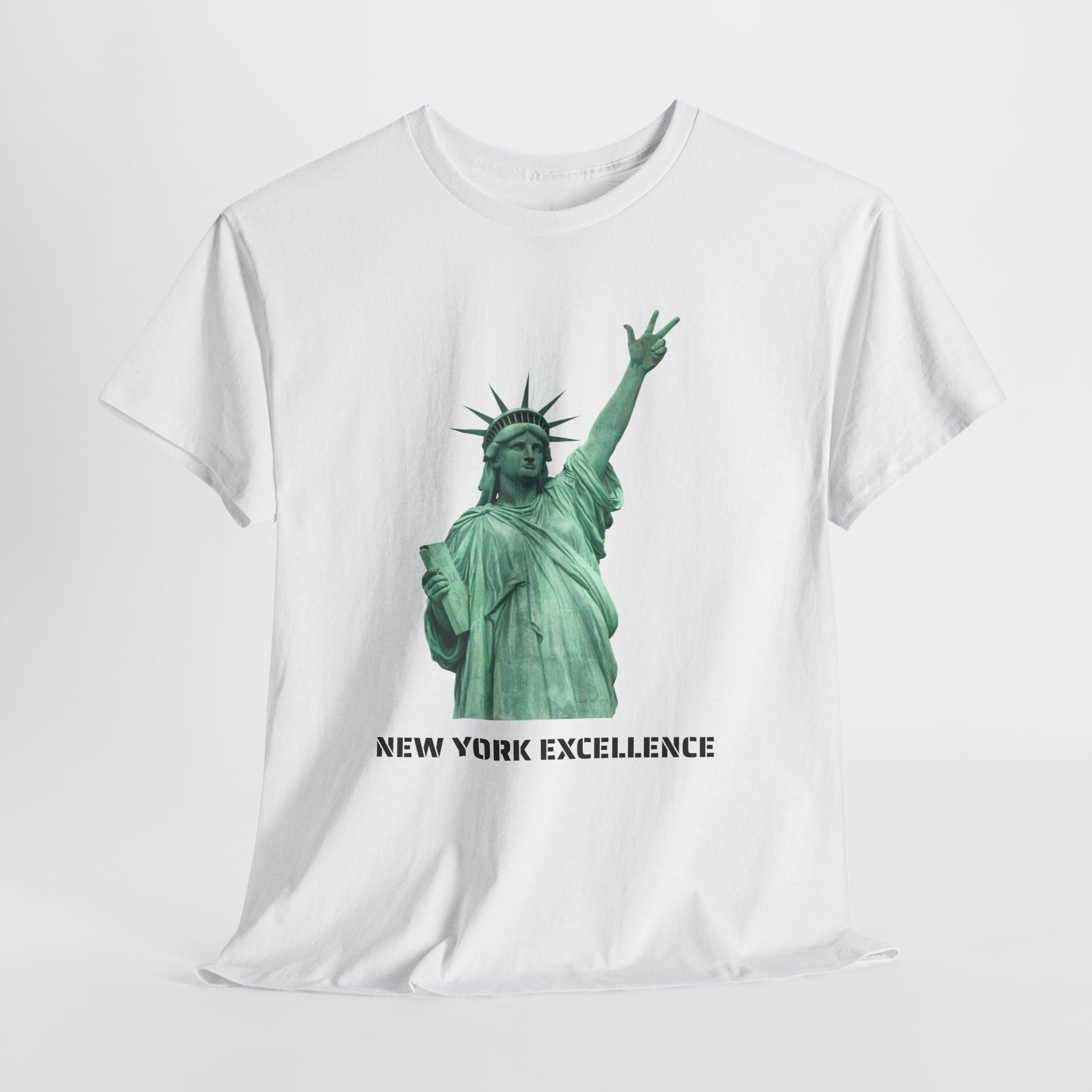 New York Excellence Three Points T-Shirt | Statue of Liberty Jalen Brunson NYC Basketball Tee