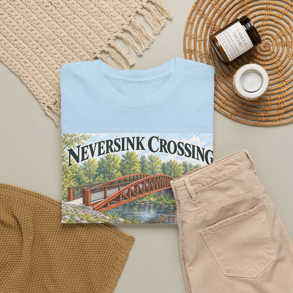 Neversink Crossing Fallsburg NY Scenic Bridge T-Shirt