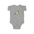 Customizable Red Hook NYC Pigeon Baby Onesie | New Yorker Reveal Infant Bodysuit