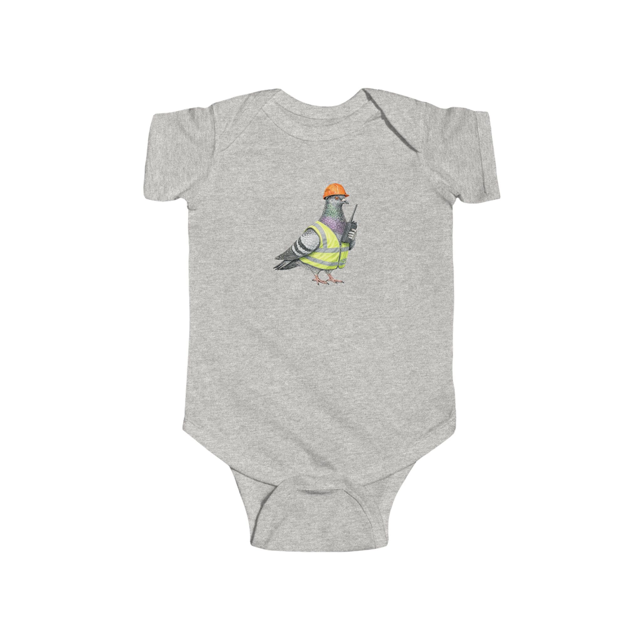 Customizable Red Hook NYC Pigeon Baby Onesie | New Yorker Reveal Infant Bodysuit