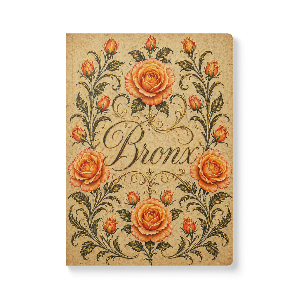 Bronx Vintage-style Floral Journal — Bronx Garden Softcover Notebook