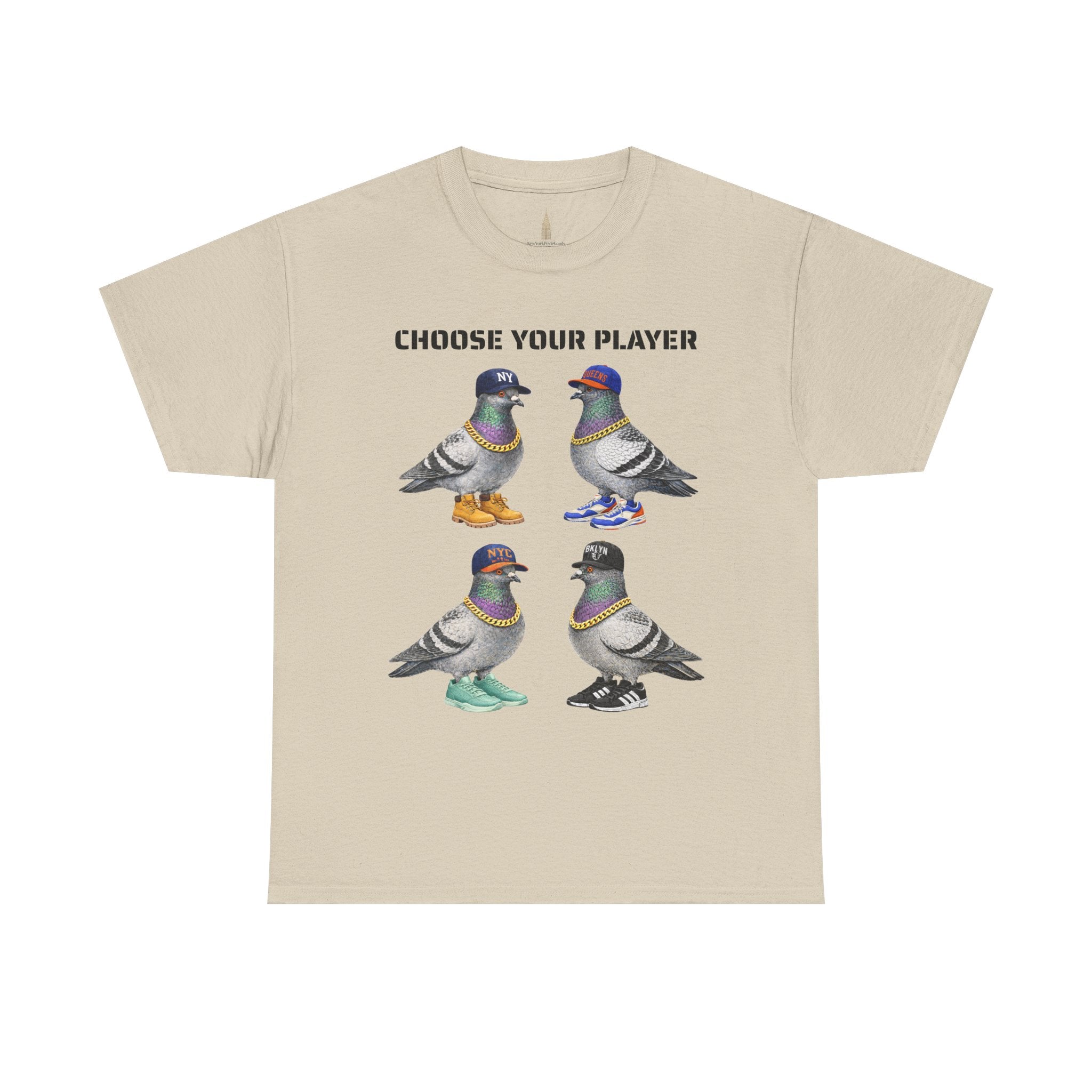 New York Sports Fan NYC Pigeon T-Shirt | NYC Baseball Basketball Fan Basketball Fan Tee